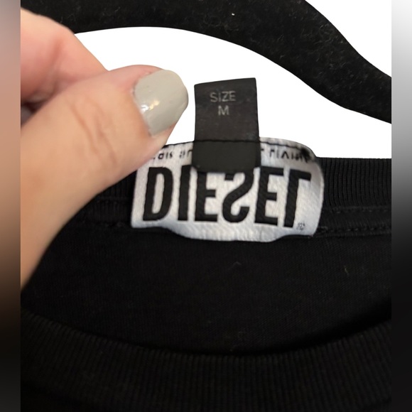 Black DIESEL Short sleeve Tee Shirt - Picture 3 of 3
